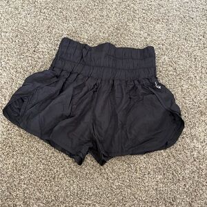 Free People Movement Womens Black The Way Home Shorts